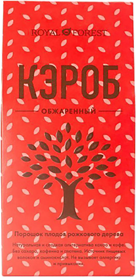 Кэроб Royal Forest обжаренный 100г