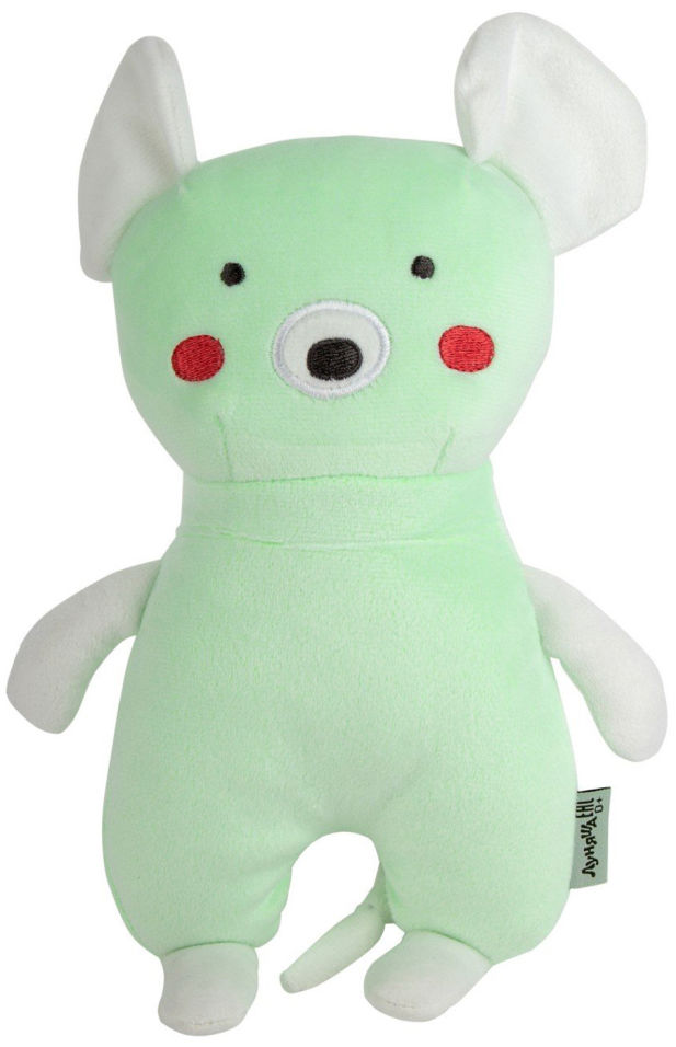 Мягкая игрушка Луняша Мышка светится в темноте