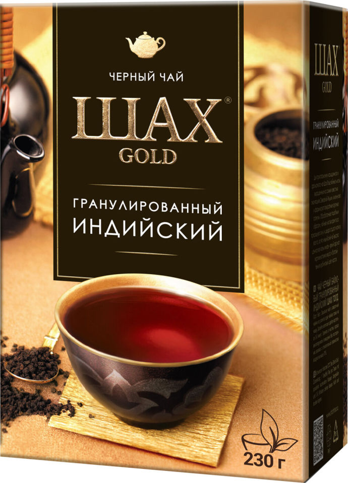 Чай черный Шах Gold гранулированный 230г