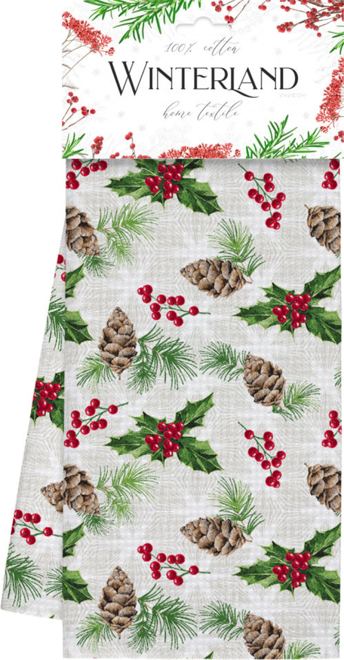 Полотенце Winterland Новогодний лес 40*50см