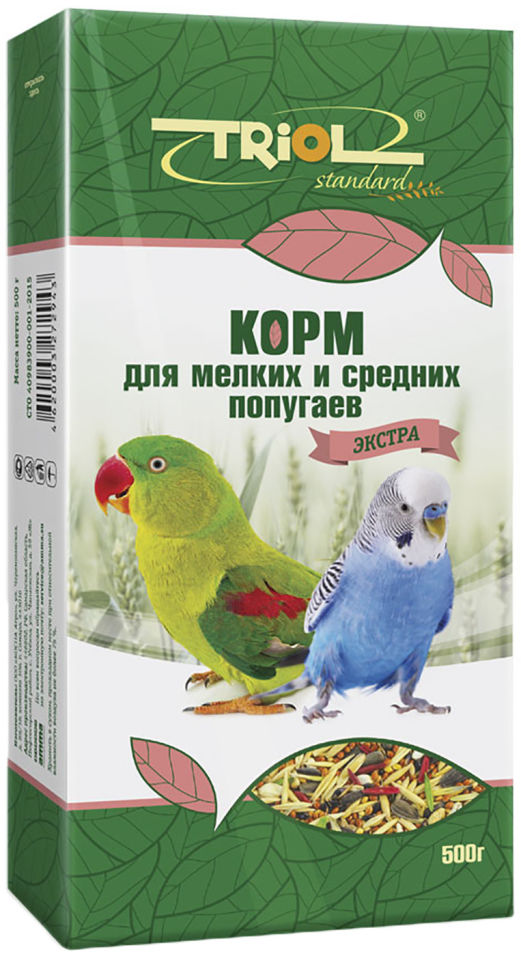 Отзывы о Корм для птиц Triol Экстра для мелких и средних попугаев 500г Отзывы о Корм для птиц Triol Экстра для мелких и средних попугаев 500г