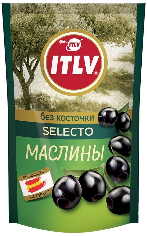 Маслины ITLV без косточки Selecto 170г