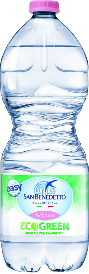 Вода San Benedetto EcoGreen Naturale минеральная негазированная 1л