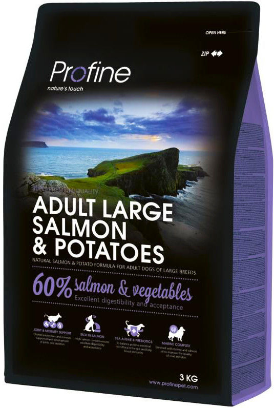 Сухой корм для собак Profine Adult Large Лосось 3кг Сухой корм для собак Profine Adult Large Лосось 3кг