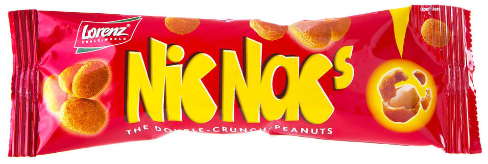 Арахис Lorenz Nic Nacs в хрустящей оболочке с приправой 40г