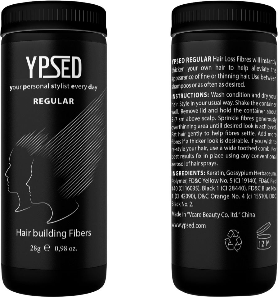 Камуфляж для волос Ypsed Regular Black 28г