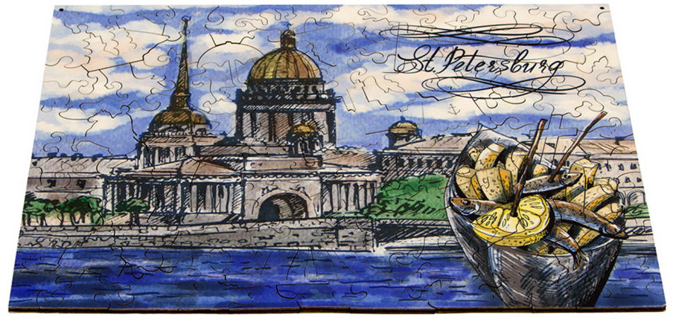 Пазл ХэппиЛенд Санкт-Петербург 105 деталей