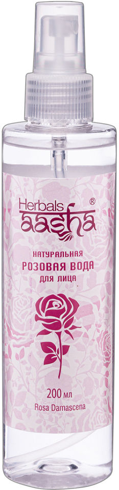 Розовая вода для лица Aasha Herbals 200мл