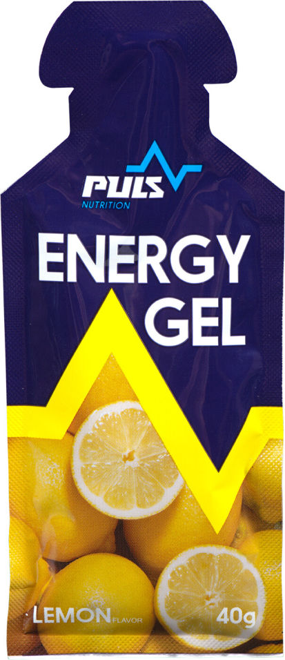 Гель питьевой энергетический Puls Nutrition Puls Energy Gel Лимон 40г