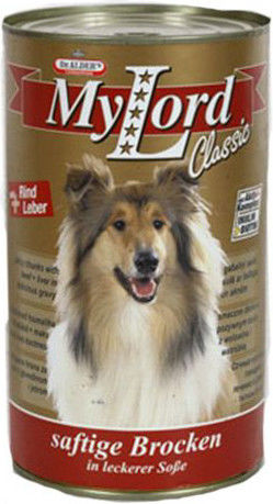 Корм для собак Dr.Alders My Lord Classic Говядина и печень 1.23кг