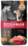 Сухой корм для собак Dog&Man универсальный с говядиной 600г