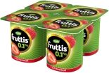 Продукт йогуртный Fruttis Легкий Клубника 0.1% 4шт*110г Продукт йогуртный Fruttis Легкий Клубника 0.1% 4шт*110г
