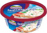 Сыр творожный Hochland с ветчиной и зеленью 60% 140г Сыр творожный Hochland с ветчиной и зеленью 60% 140г