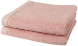 Набор полотенец Fairtrade розовые 50*100см 2шт