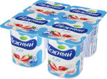 Продукт йогуртный Campina Нежный с соком клубники 1.2% 4шт*100г Продукт йогуртный Campina Нежный с соком клубники 1.2% 4шт*100г