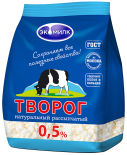 Творог Экомилк рассыпчатый обезжиренный 0% 350г Творог Экомилк рассыпчатый обезжиренный 0% 350г
