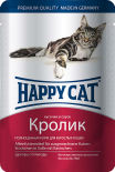 Корм для кошек Happy Cat Кролик в соусе 100г Корм для кошек Happy Cat Кролик в соусе 100г