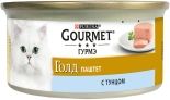 Корм для кошек Gourmet Gold Паштет с тунцом 85г Корм для кошек Gourmet Gold Паштет с тунцом 85г