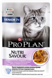 Влажный корм для пожилых кошек Pro Plan Nutri Savour Senior 7+ кусочки в соусе с индейкой 85г Влажный корм для пожилых кошек Pro Plan Nutri Savour Senior 7+ кусочки в соусе с индейкой 85г