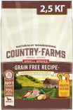 Сухой корм для собак мелких пород Country Farms Grain Free Reсipe с индейкой 2.5кг Сухой корм для собак мелких пород Country Farms Grain Free Reсipe с индейкой 2.5кг