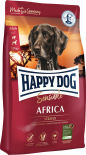 Сухой корм для взрослых собак Happy Dog Африка страус и картошка 1кг