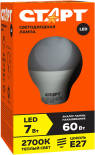 Лампа светодиодная Старт ECO LED GLS E27 7Вт