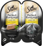 Корм для кошек Sheba Perfect Portion паштет с курицей 2шт*37.5г Корм для кошек Sheba Perfect Portion паштет с курицей 2шт*37.5г
