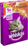 Сухой корм для кошек Whiskas Вкусные подушечки с паштетом Ассорти с говядиной и кроликом 350г Сухой корм для кошек Whiskas Вкусные подушечки с паштетом Ассорти с говядиной и кроликом 350г