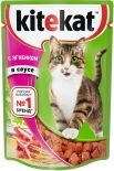 Корм для кошек Kitekat с ягненком в соусе 85г Корм для кошек Kitekat с ягненком в соусе 85г