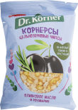 Чипсы Dr.Korner Кукурузно-рисовые с оливковым маслом и розмарином 50г Чипсы Dr.Korner Кукурузно-рисовые с оливковым маслом и розмарином 50г