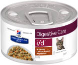 Влажный корм для кошек Hills Prescription Diet i/d при расстройствах ЖКТ с курицей и овощами 82г