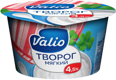 Творог Valio мягкий 4.5% 180г