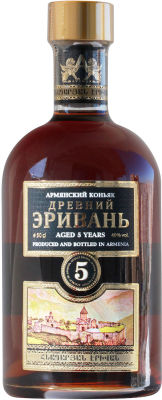 Коньяк Древний Эривань 5 лет 40% 0.5л