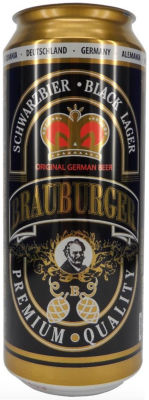 Пиво Brauburger Schwarzbier 4.9% 0.5л