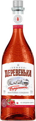 Настойка Зимняя Деревенька Брусника сладкая 19% 0.5л