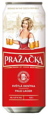 Пиво Prazecka Чешское Классическое 4% 0.5л