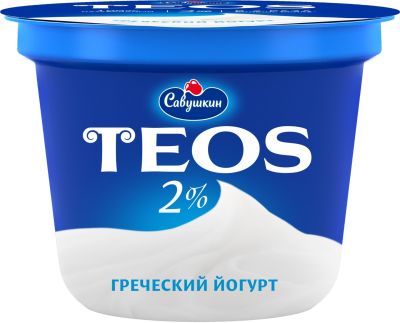 Йогурт Савушкин Греческий Teos 2% 250г