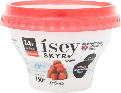 Скир Isey Skyr Клубника 1.2% 150г
