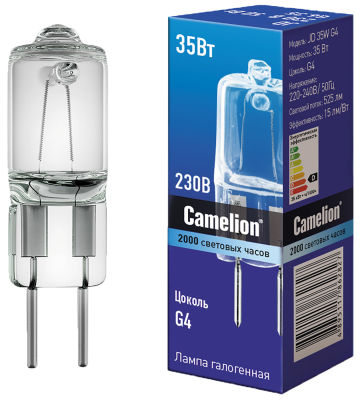 Лампа Camelion галогенная G4 35Вт