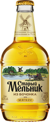 Пиво Старый Мельник Бочковое Мягкое 4.3% 0.5л