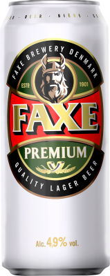 Пиво Faxe Premium 4.9% 0.45л