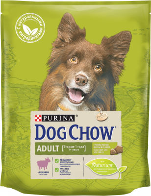 Сухой корм для собак Dog Chow Ягненок 800г