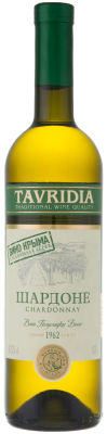 Вино Tavridia Chardonnay белое полусладкое 10-12% 0.75л