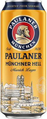 Пиво Paulaner Munchner Hell 4.9% 0.5л