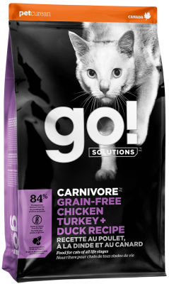 Сухой корм для кошек Go! 4 мяса курица индейка утка лосось 1.36кг
