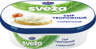 Сыр творожный Sveza Сливочный 60% 150г