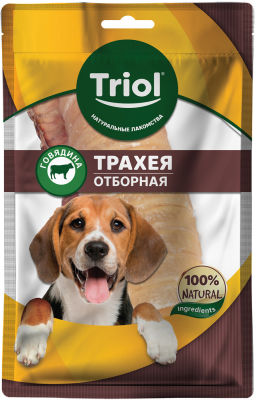 Лакомство для собак Triol Трахея говяжья отборная 35г