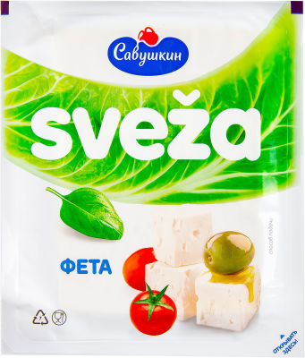 Сыр мягкий Sveza Фета рассольный 45% 200г