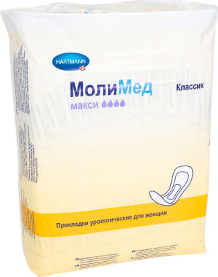 Прокладки Molimed Classic Maxi Урологические для женщин 28шт