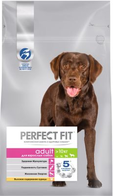Сухой корм для собак Perfect Fit Adult с курицей 2.6кг